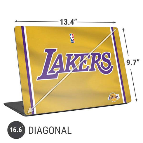 NBA Los Angeles Lakers Jersey Universal Laptop 16.6in (13.4 x 9.7in) Skin